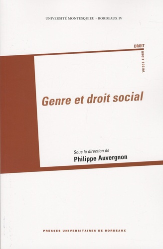 Emprunter Genre et droit social livre