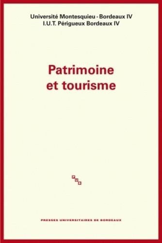 Emprunter Patrimoine et tourisme livre