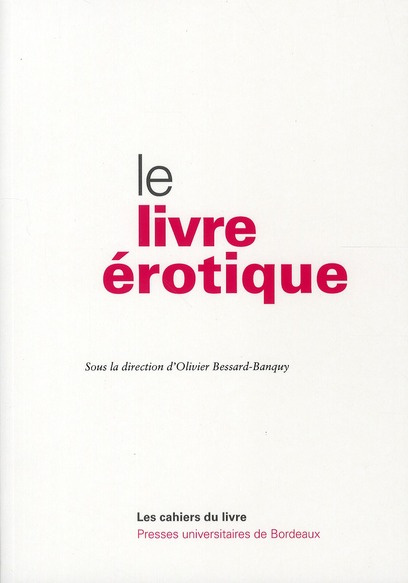 Emprunter Le livre érotique livre