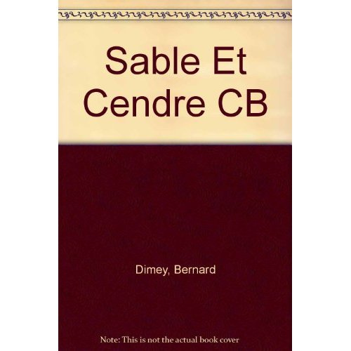 Emprunter SABLE ET CENDRE livre