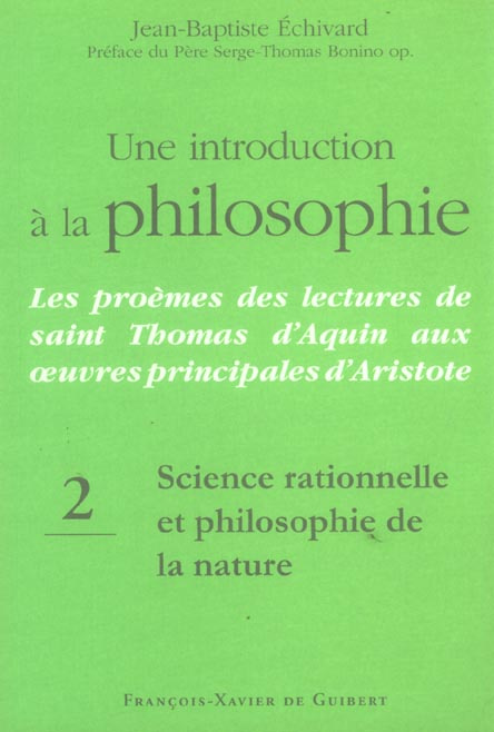Emprunter Une introduction à la philosophie : Les proèmes des lectures de saint Thomas d'Aquin aux oeuvres pri livre