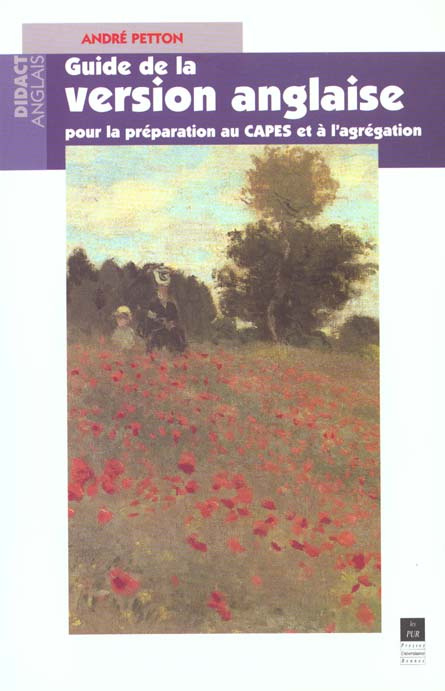 Emprunter Guide de la version anglaise pour la préparation au CAPES et à l'Agrégation livre