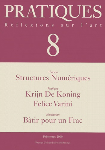 Emprunter Pratiques n° 8 printemps 2000 livre