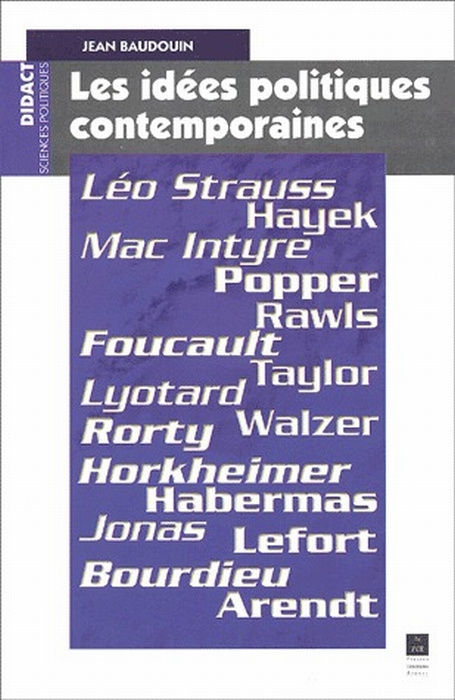 Emprunter Les idées politiques contemporaines livre