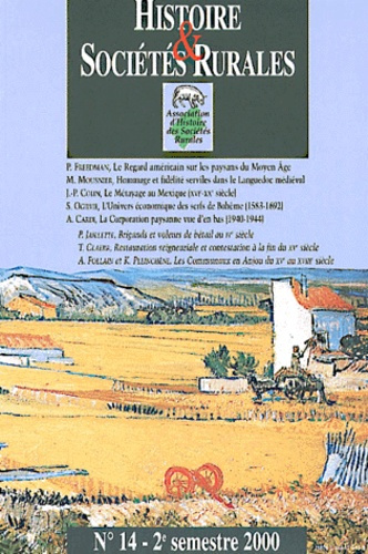 Emprunter Histoire & Sociétés Rurales N° 14, 2ème semestre 2000 livre
