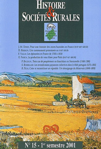 Emprunter Histoire & sociétés rurales N° 15, 1er semestre 2001 livre