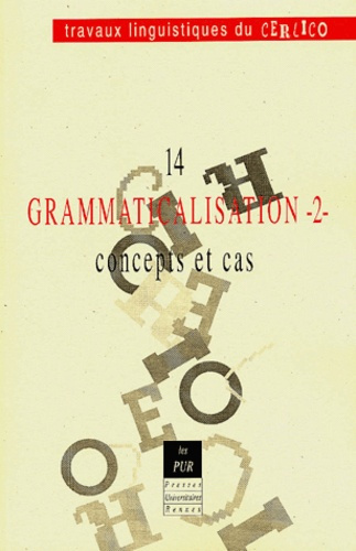 Emprunter Grammaticalisation - 2 - Concepts et cas livre