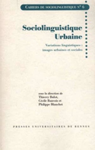 Emprunter Sociolinguistique urbaine livre
