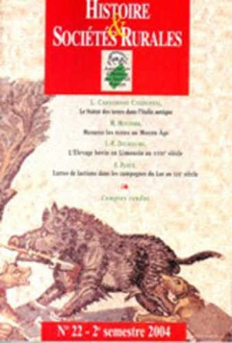 Emprunter Histoire & sociétés rurales N° 22, 2e semestre 2004 livre