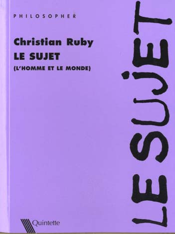 Emprunter SUJET (LE) livre