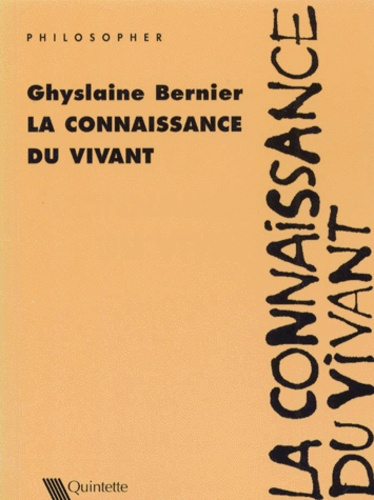 Emprunter CONNAISSANCE DU VIVANT (LA) livre