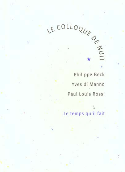 Emprunter Le colloque de nuit livre