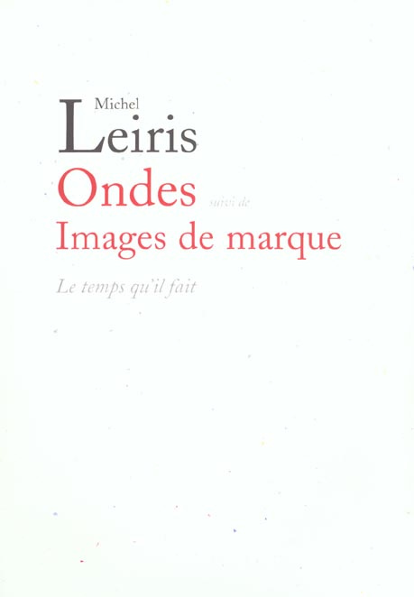 Emprunter Ondes suivi de Images de marque livre