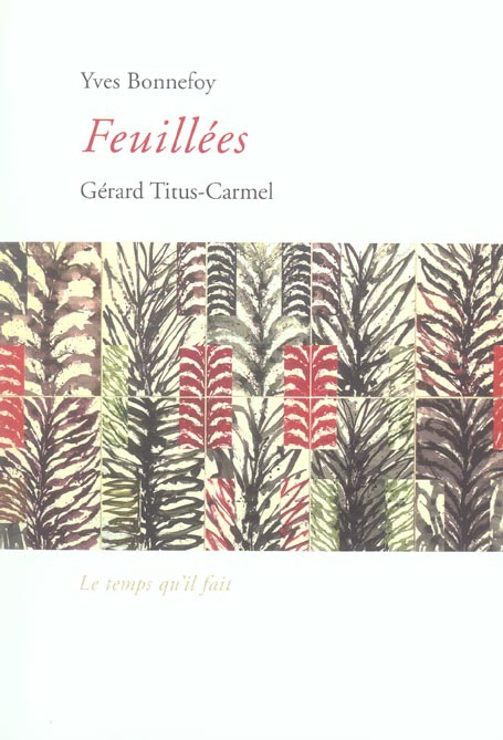 Emprunter Feuillées livre