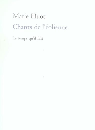 Emprunter Chants de l'éolienne livre