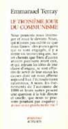 Emprunter Le troisième jour du communisme livre