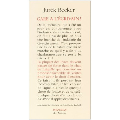 Emprunter Gare à l'écrivain !. Essai livre