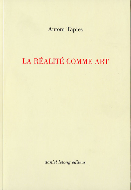 Emprunter La réalité comme art livre