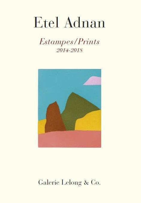 Emprunter Etel Adnan. Estampes 2014-2018 livre