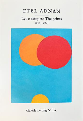 Emprunter Etel Adnan. Les estampes 2014-2021, Edition bilingue français-anglais livre