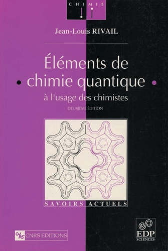 Emprunter ELEMENTS DE CHIMIE QUANTIQUE A L USAGE DES CHIMISTES livre