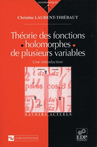 Emprunter THEORIE DES FONCTIONS HOLOMORPHES DE PLUSIEURS VARIABLES livre