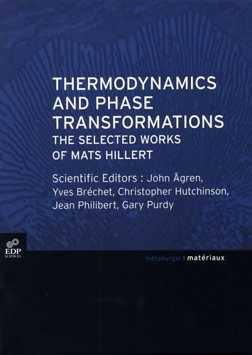 Emprunter THERMODYNAMICS AND PHASE OF TRANSFORMATION OF ALLOYS livre