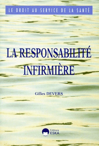 Emprunter La responsabilité infirmière livre