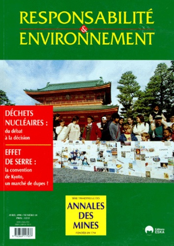 Emprunter Responsabilité & environnement N° 10, Avril 1998 : Déchets nucléaires. Du débat à la décision, Effet livre