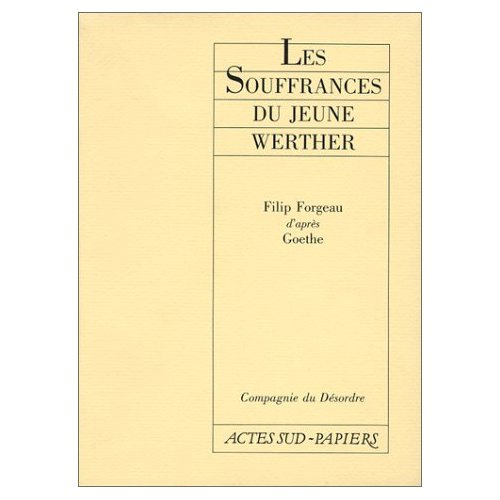 Emprunter SOUFFRANCES DU JEUNE WERTHER - D'APRES GOETHE (LES) livre