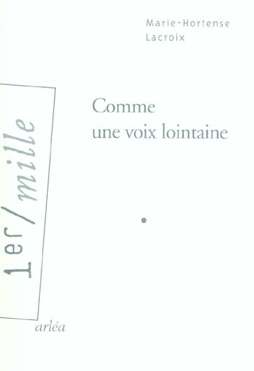 Emprunter Comme une voix lointaine livre