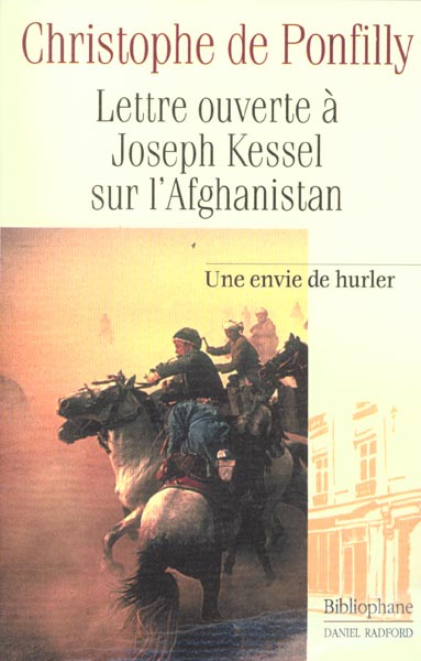 Emprunter LETTRE OUVERTE A JOSEPH KESSEL SUR L'AFGHANISTAN livre