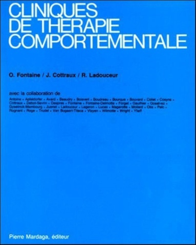 Emprunter Cliniques de thérapie comportementale livre
