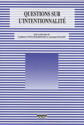 Emprunter QUESTIONS SUR L INTENTIONNALITE livre