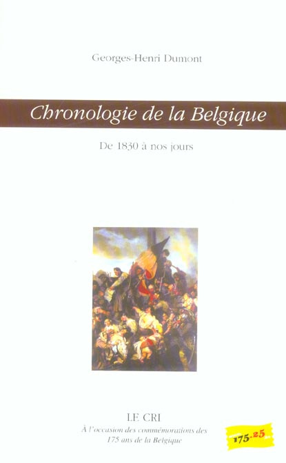 Emprunter Chronologie de la Belgique. De 1830 à nos jours livre