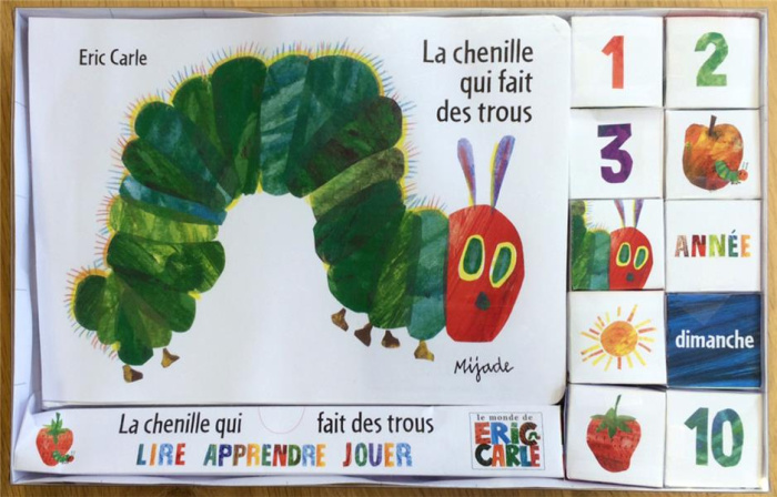 Emprunter La chenille qui fait des trous. Avec 10 cubes livre