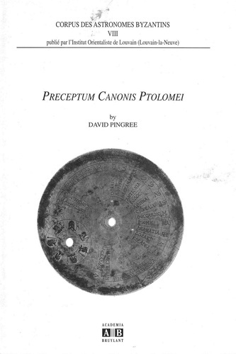 Emprunter Preceptum Canonis Ptolomei livre