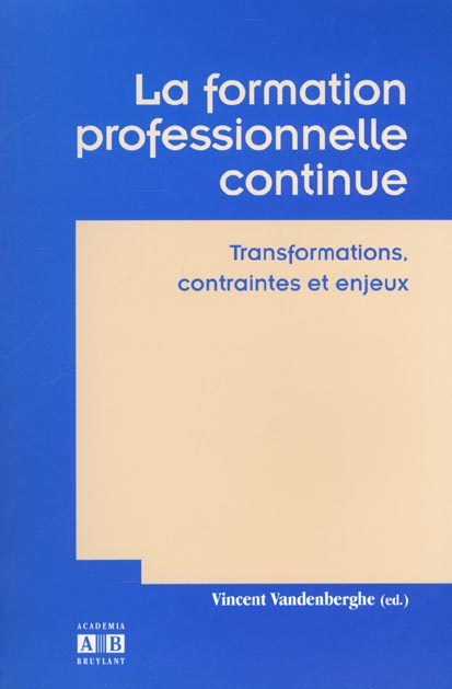 Emprunter FORMATION PROFESSIONNELLE CONTINUE TRANSFORMATIONS CONTRAINT ES ET ENJEUX livre