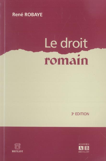 Emprunter DROIT ROMAIN livre