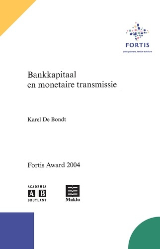 Emprunter BANKKAPITAAL EN MONETAIRE TRANSMISSIE livre