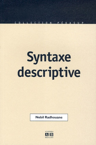 Emprunter Syntaxe descriptive livre