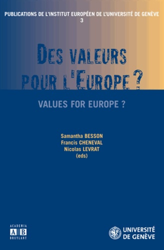 Emprunter Des valeurs pour l'Europe ? livre