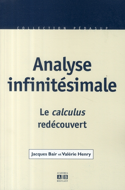 Emprunter Analyse infinitésimale. Le calculus redécouvert livre