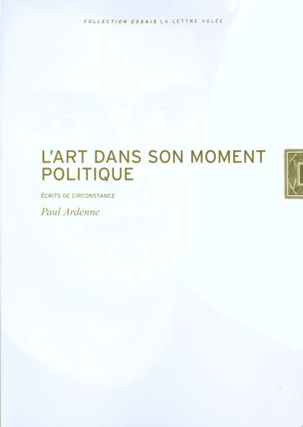Emprunter L' ART DANS SON MOMENT POLITIQUE livre
