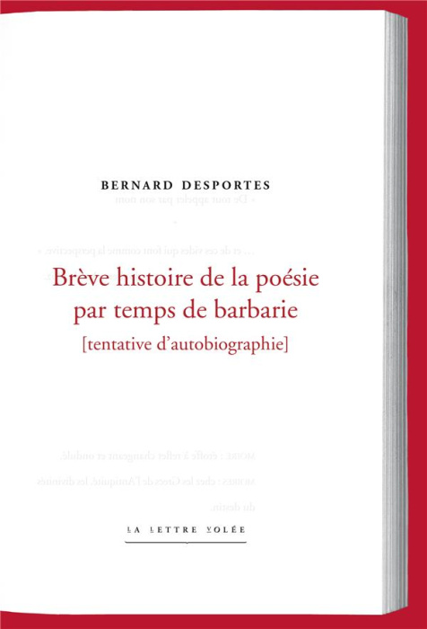 Emprunter Brêve histoire de la poésie par temps de barbarie livre
