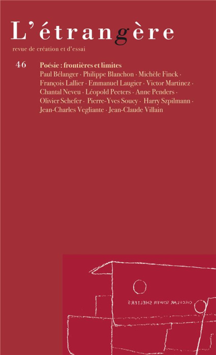 Emprunter L'étrangère N° 46 : Frontières et limites livre