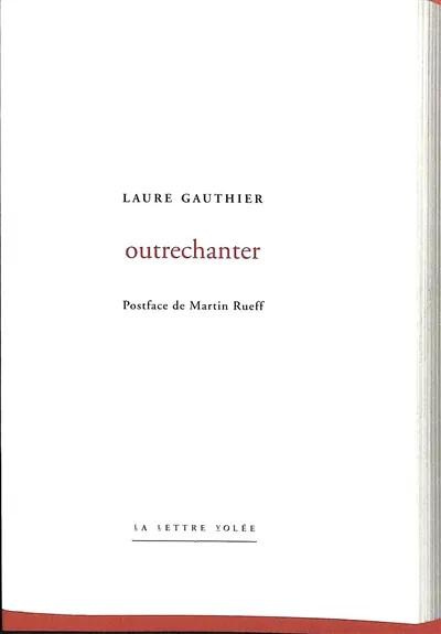 Emprunter Outrechanter livre