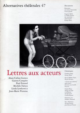 Emprunter Alternatives Théâtrales N°47 Lettres Aux Acteurs livre
