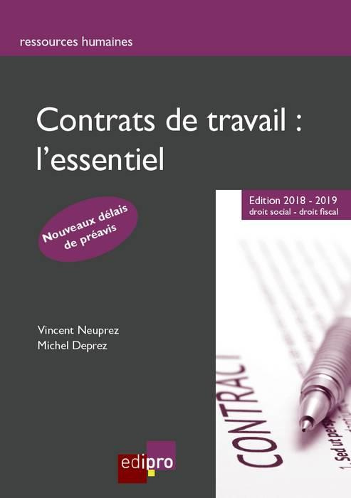 Emprunter Contrats de travail/L'essentiel / L'essentiel livre