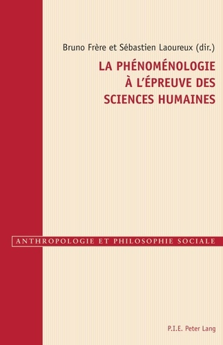 Emprunter LA PHENOMENOLOGIE A L'EPREUVE DES SCIENCES HUMAINES livre